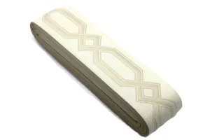 2.7" Embroidery Trim for Drapes, 16 Yards in one Continuous Sewing Trim,Jacquard Ribbon, Curtains, Drapery Banding, Drapery Trim Tape 178 V1