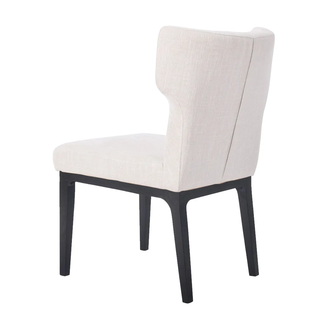 Ashton Black Dining Chair Set of 2  - Natural