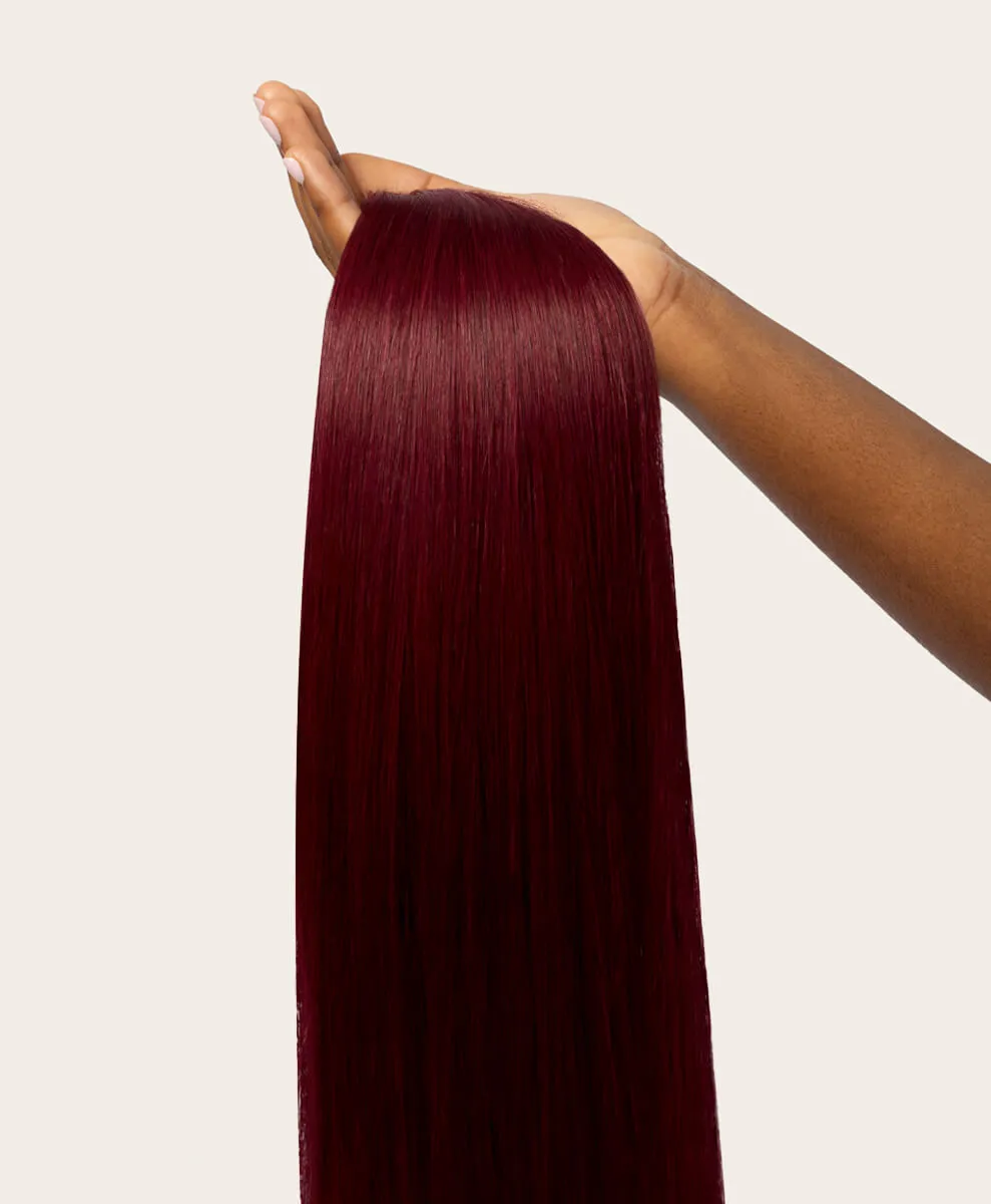 Cherry Red, 16" Classic Clip-In Hair Extensions, #530 | 100g