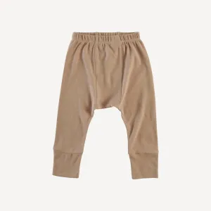 classic panda pant | cinnamon | organic cotton interlock
