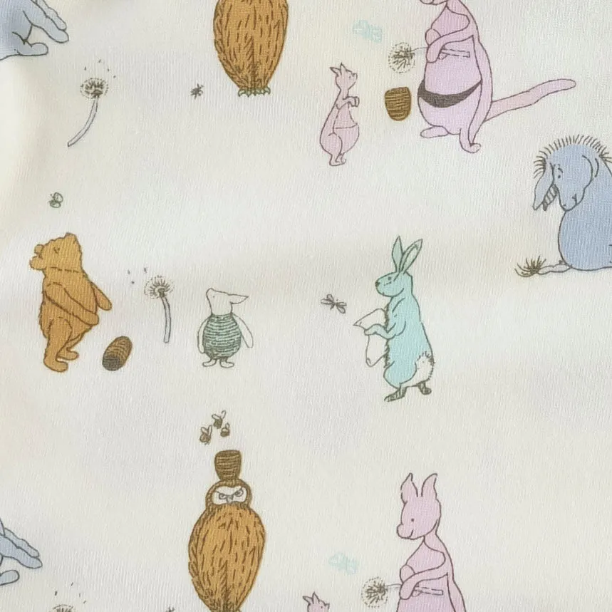 classic panda pant | coconut pooh   friends | organic cotton jersey