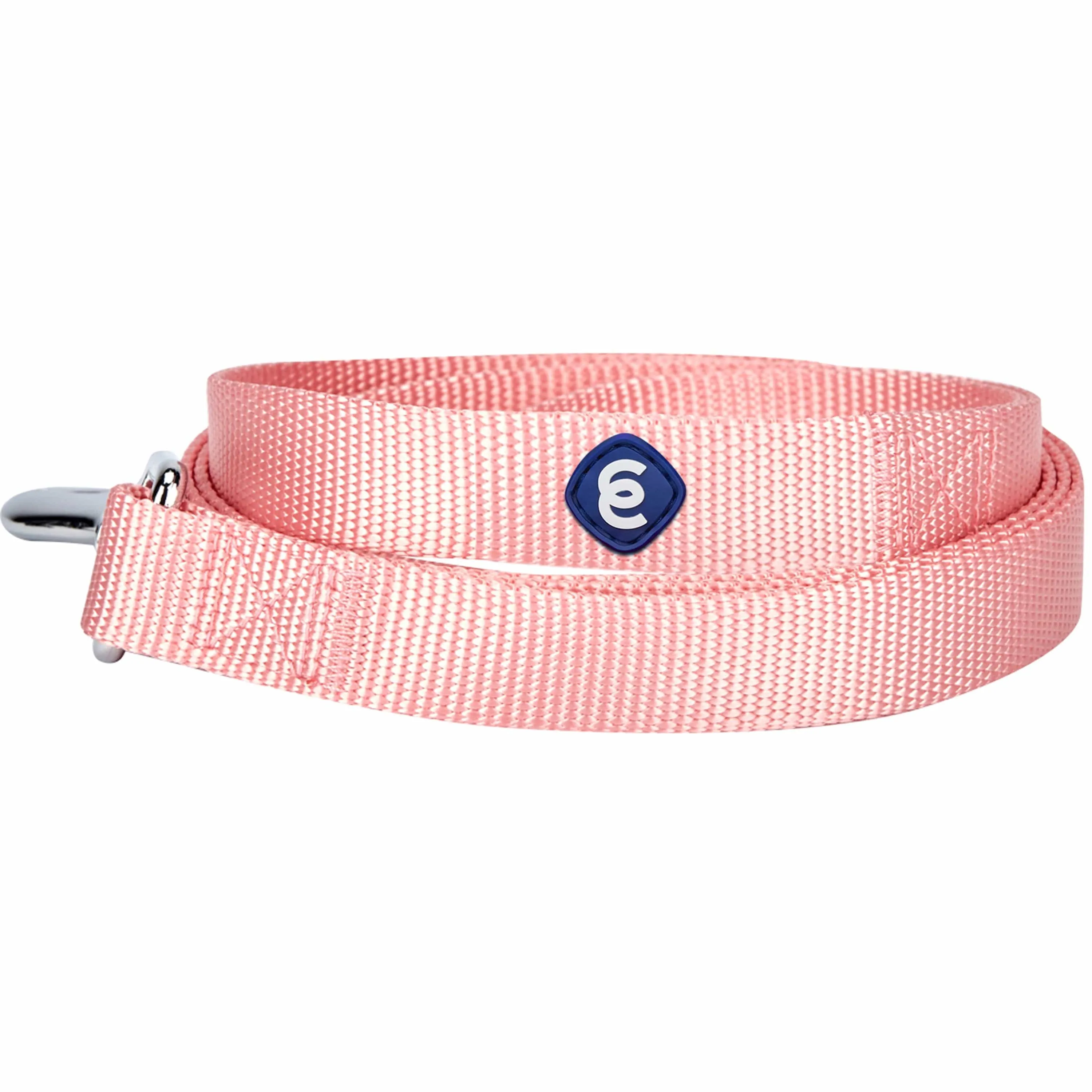 Classic Solid Color Dog Leash, Pink/Red