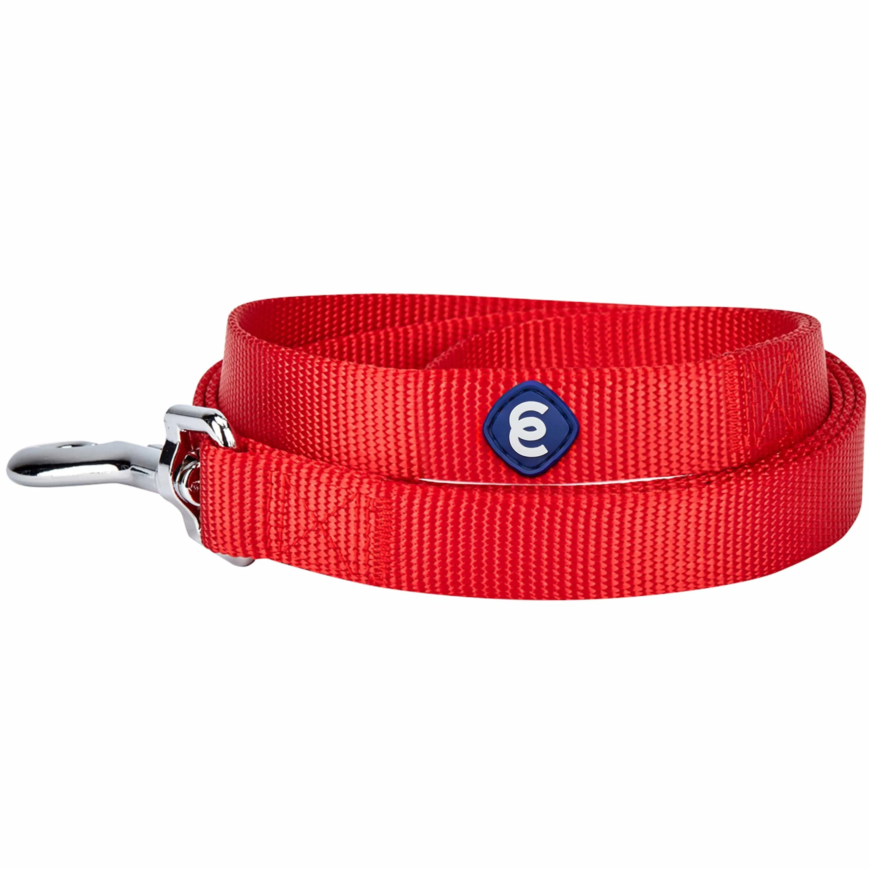 Classic Solid Color Dog Leash, Pink/Red