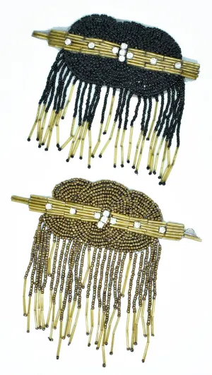 Dangling Beaded Patch 4.50" x 4'' - 1 Piece