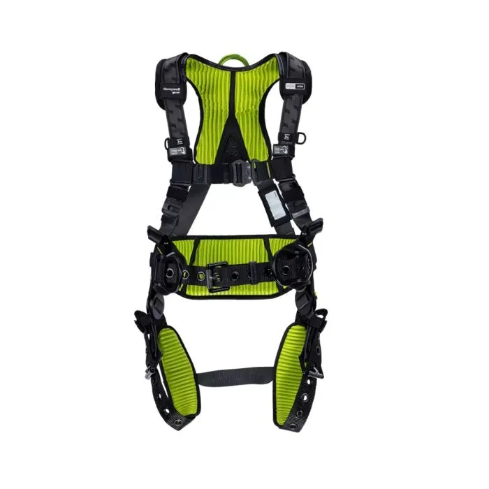 Honeywell Miller H7CC1A2 Full Body Harness - Construction Comfort, Green, Universal, 1 Each