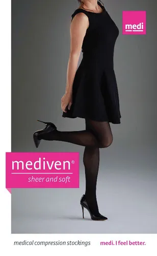 Mediven Sheer & Soft, 20-30 mmHg, Knee High, Open Toe