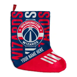 Personalized Washington Wizards Echo Christmas Stocking - 9"x16"