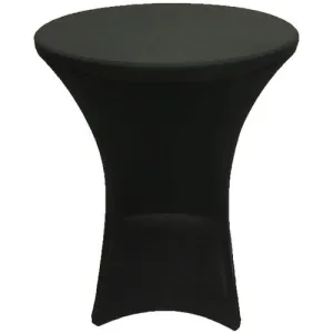 Spandex Black Tablecloth