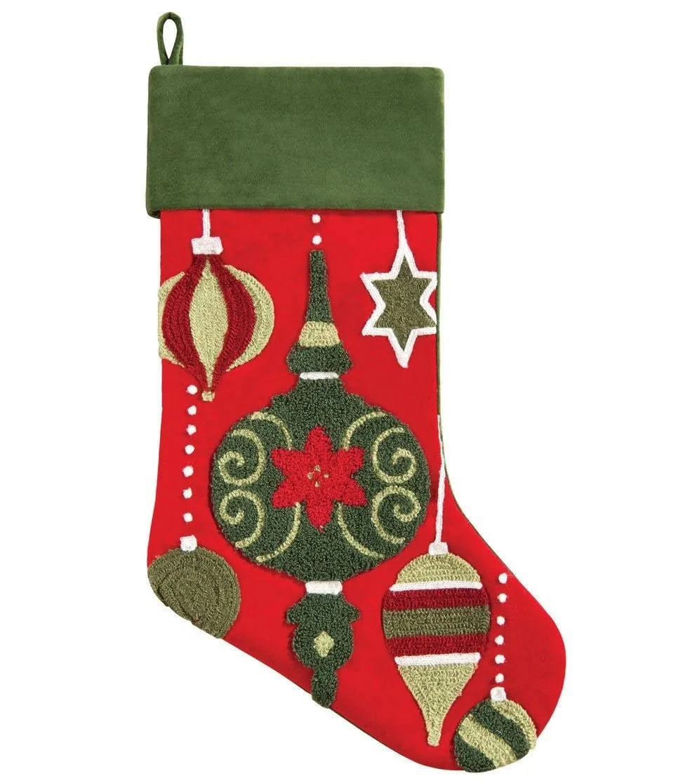 Whimsical Nutcracker or Cute Snowman Tufted Velvet Children's Christmas Stockings Embroidered and Personalized with Names Family Heirloom